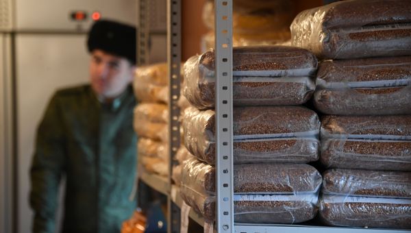 Пограничный пост на Арабатской стрелке. Продовольственный склад