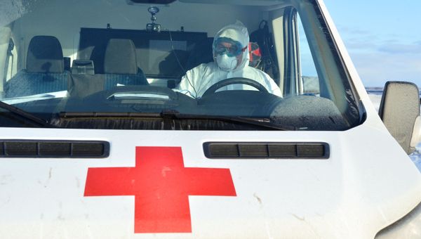 Учения по проведению медицинской эвакуации пациентов с симптомами коронавируса