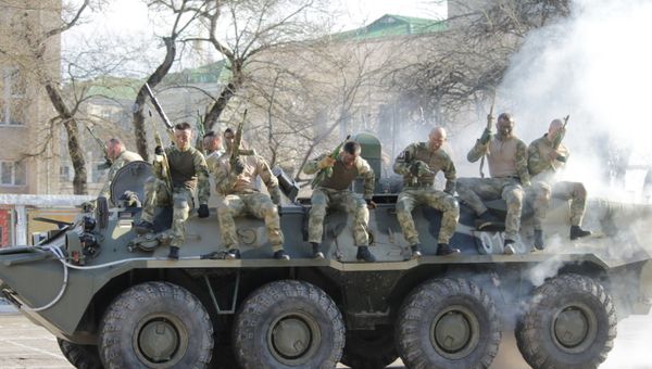 В Симферополе прошли показательные выступления спецназа Росгвардии