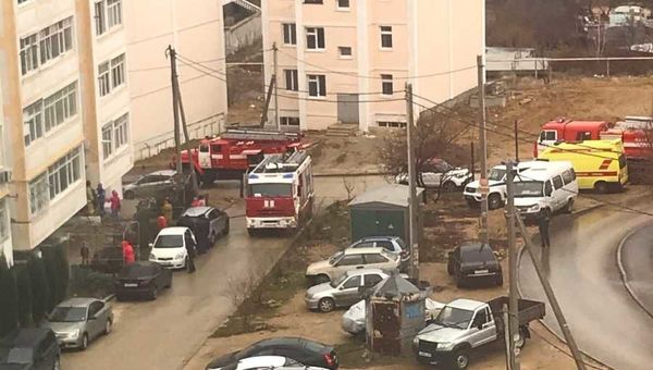 Пожар в Севастополе