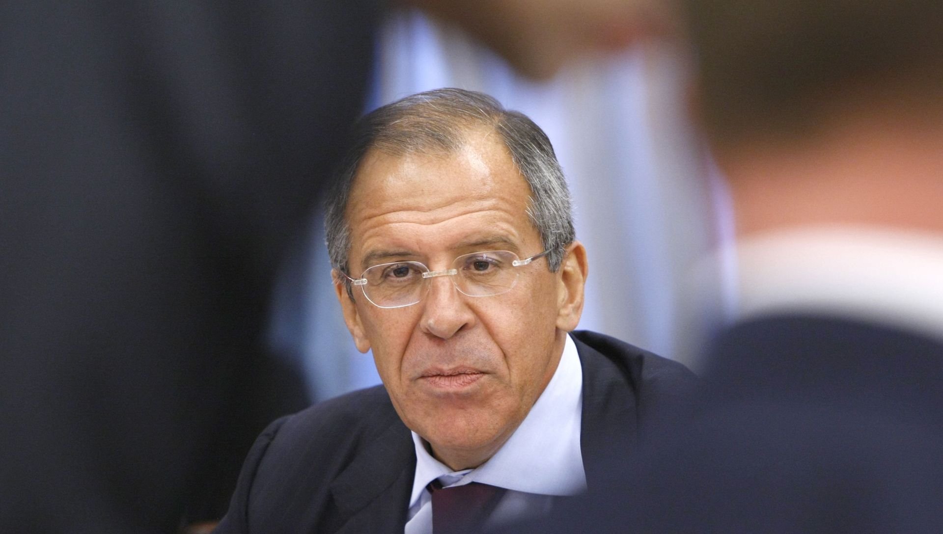 Министр иностранных дел РФ Сергей Лавров на заседании президиума правительства России. 2008 год - РИА Новости, 1920, 12.11.2020