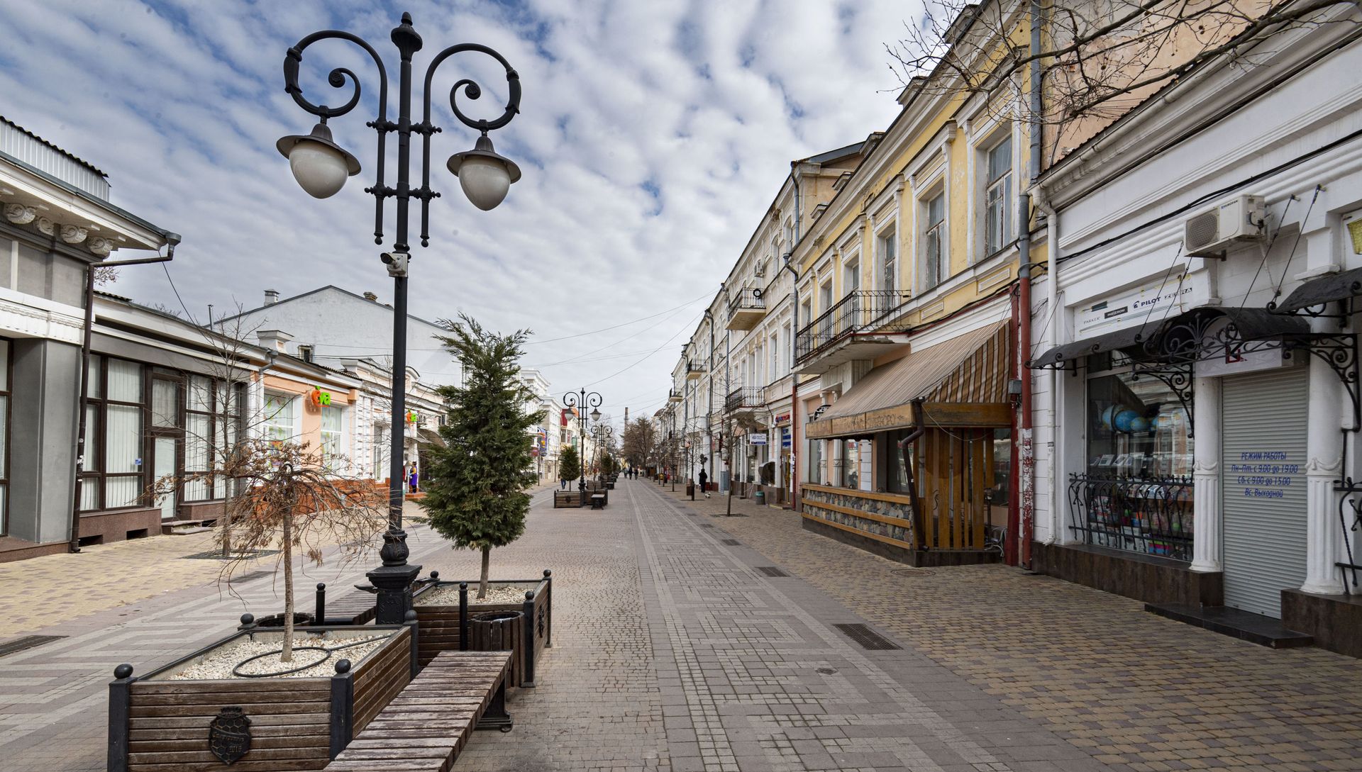 Симферополь на карантине пустые улицы - РИА Новости, 1920, 25.03.2021