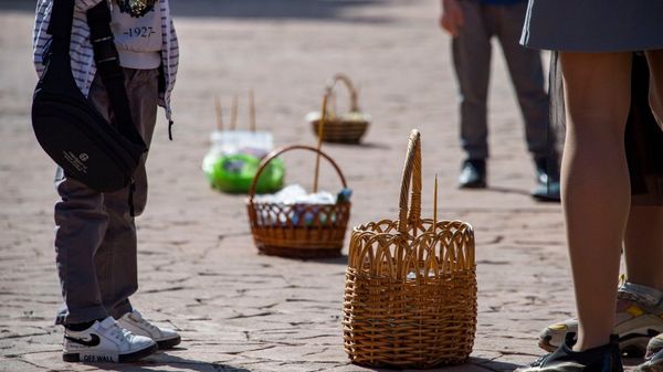 Пасха утро карантин пасхальные яйца освящение