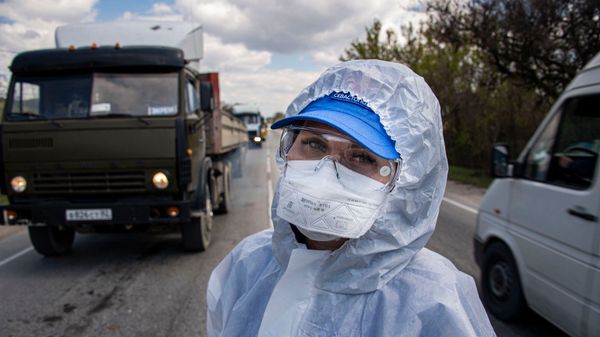 Трасса Таврида блок-пост дорога на Севастополь 
