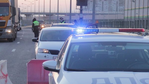 Блокпост на Крымском мосту