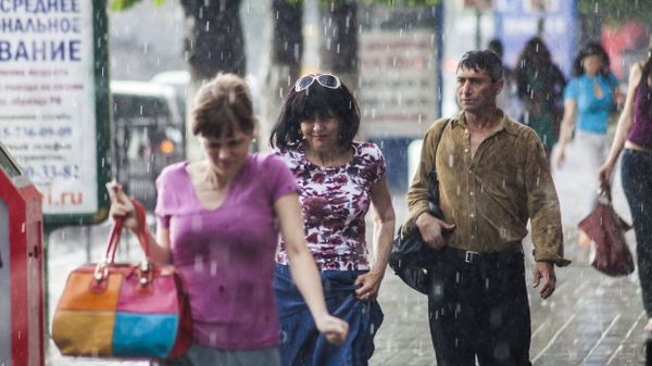 Дождь лето
