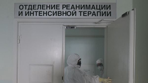 Госпиталь COVID-19 в больнице № 122 им. Л. Г. Соколова