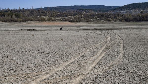 Симферопольское водохранилище засуха