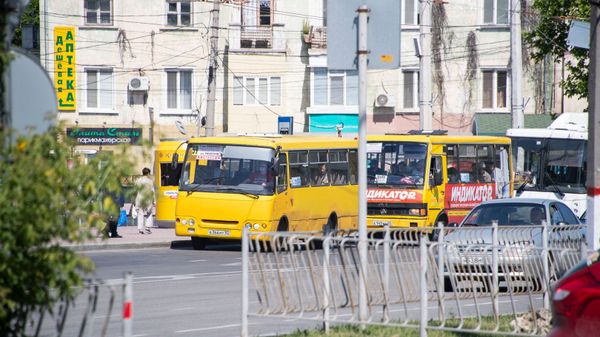 Автобус город улица транспорт