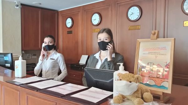 Рецепшн отеля в Крыму Рецепшн отеля в Крыму