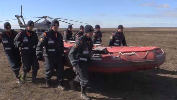 Ликвидация последствий разлива дизельного топлива в Норильске