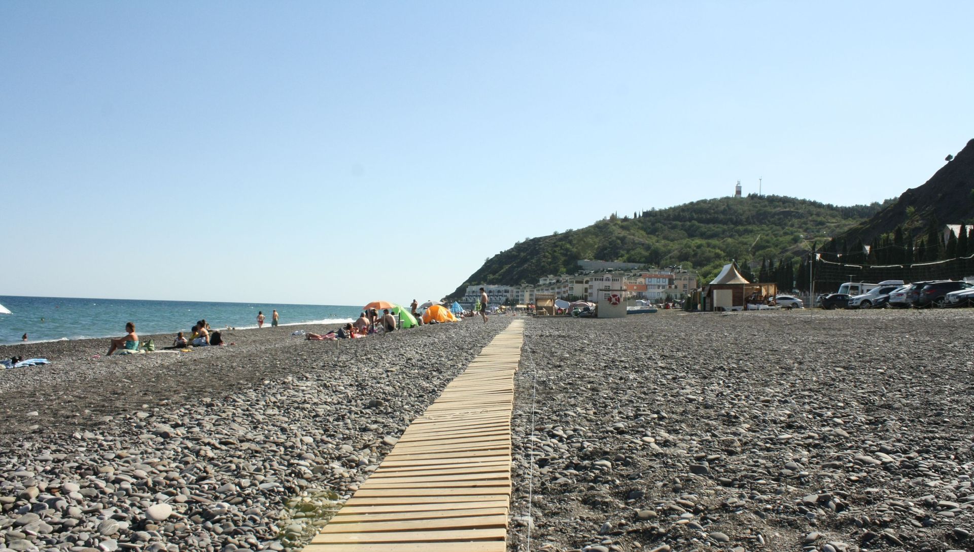 Пляж в Малореченском, Большая Алушта. - РИА Новости, 1920, 18.03.2021