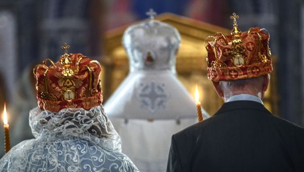 Венчание. Архивное фото