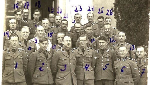 Состав немецкой разведшколы в Симеизе