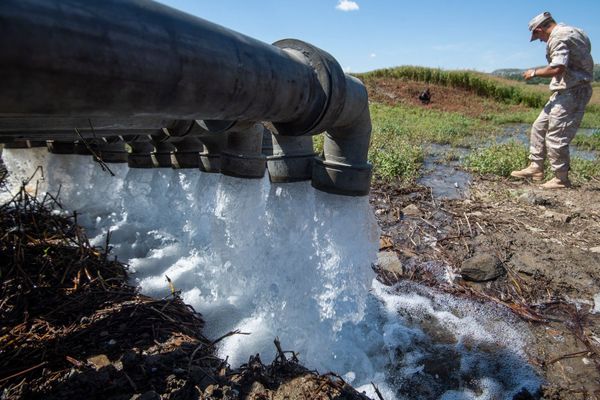 Подача воды в симферопольское водохранилище