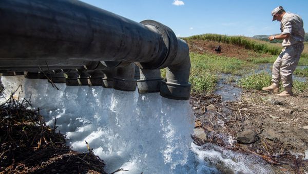 Подача воды в симферопольское водохранилище