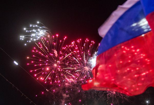 Празднование годовщины Крымской весны в Крыму