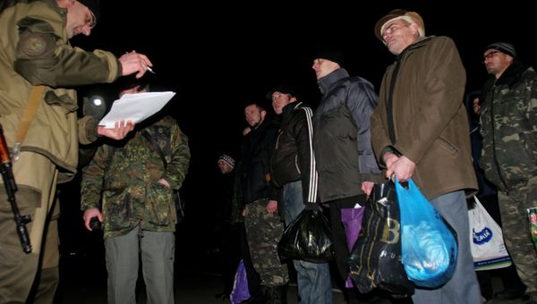 Обмен пленными между ополченцами и силовиками состоялся в пригороде Донецка