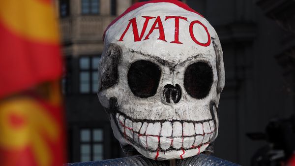 Акции протеста против НАТО в Мюнхене