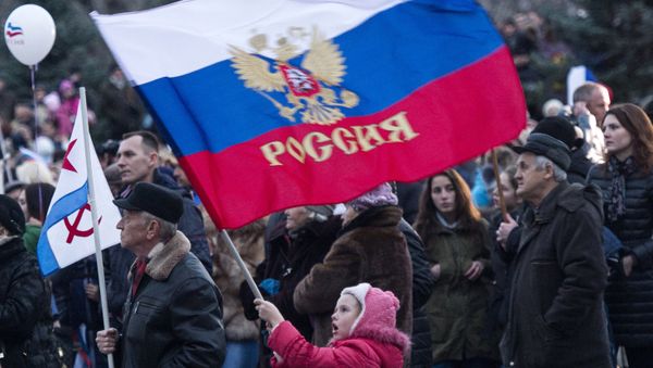 Празднование годовщины Крымской весны в Крыму