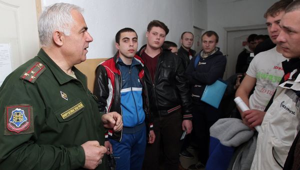 Призыв в ВС РФ начался в Крыму