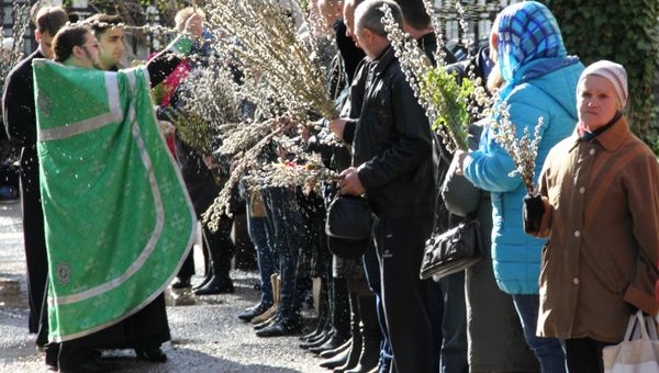Вербное воскресение в Симферополе