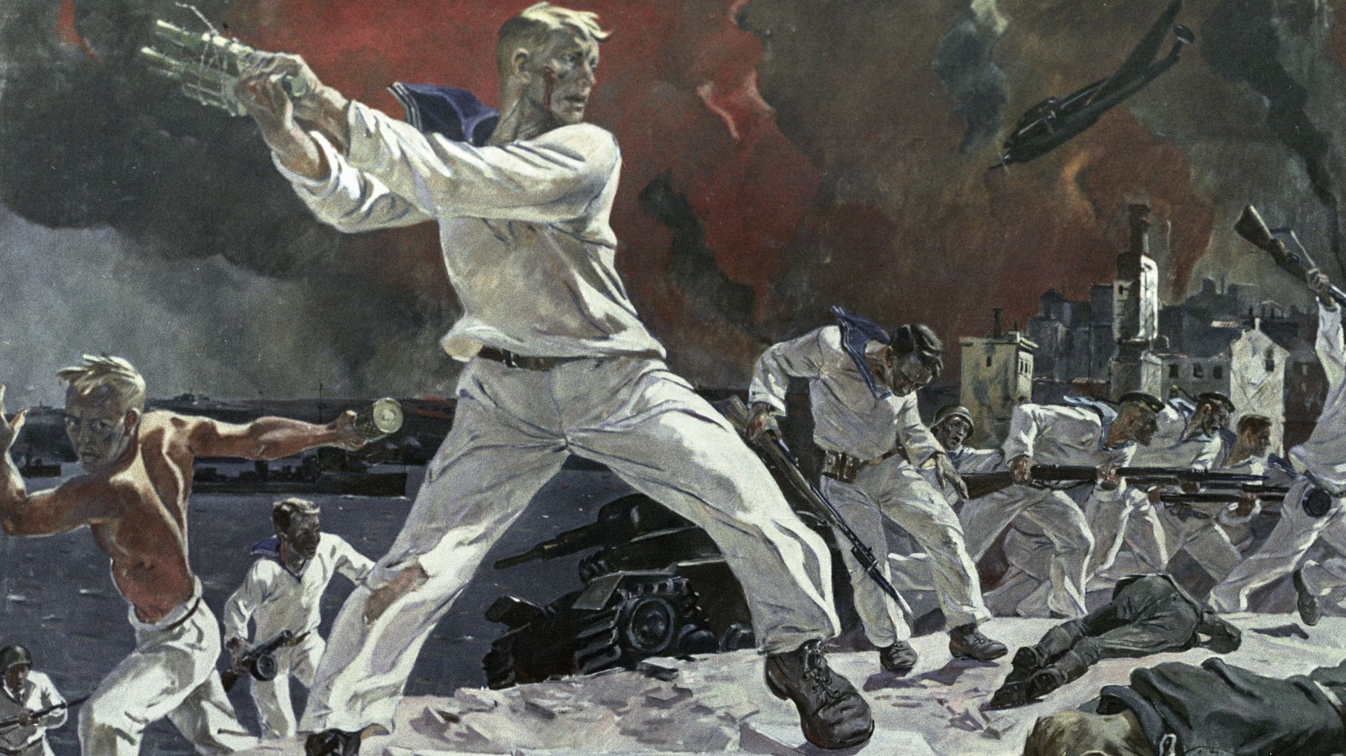 Картина Оборона Севастополя - РИА Новости, 1920, 07.06.2025