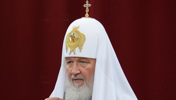 Пасхальное богослужение в храме Христа Спасителя в Москве