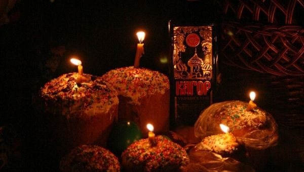 Освещение куличей и крашенок в Севастополе