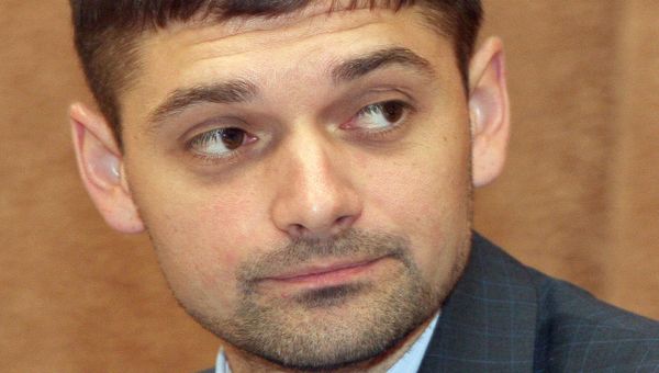 Заместитель председателя Госсовета Андрей Козенко на первом заседании депутатов Государственного Совета Республики Крым в Симферополе.