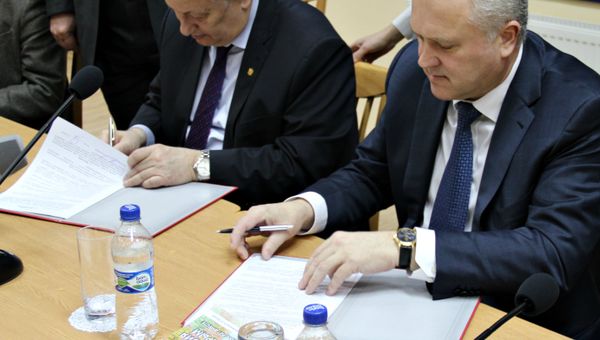 Решетников и Донич подписывают соглашение