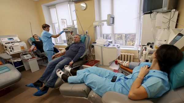 Станция по переливанию крови 