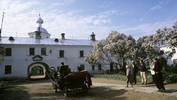 Дворик Спасо-Преображенского монастыря