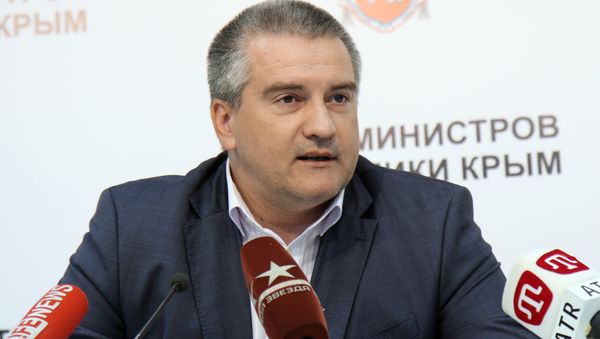 Пресс-конференция Сергея Аксенова по итогам выборов в Госсовет Крыма