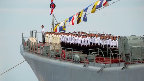 Репетиция парада ко Дню ВМФ в Севастополе
