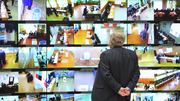 Работа информационного центра ЦИК России