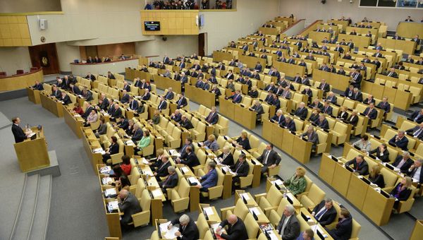 Пленарное заседание Госдумы РФ, архивное фото
