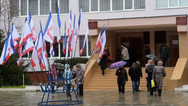Референдум о статусе Крыма в Симферополе